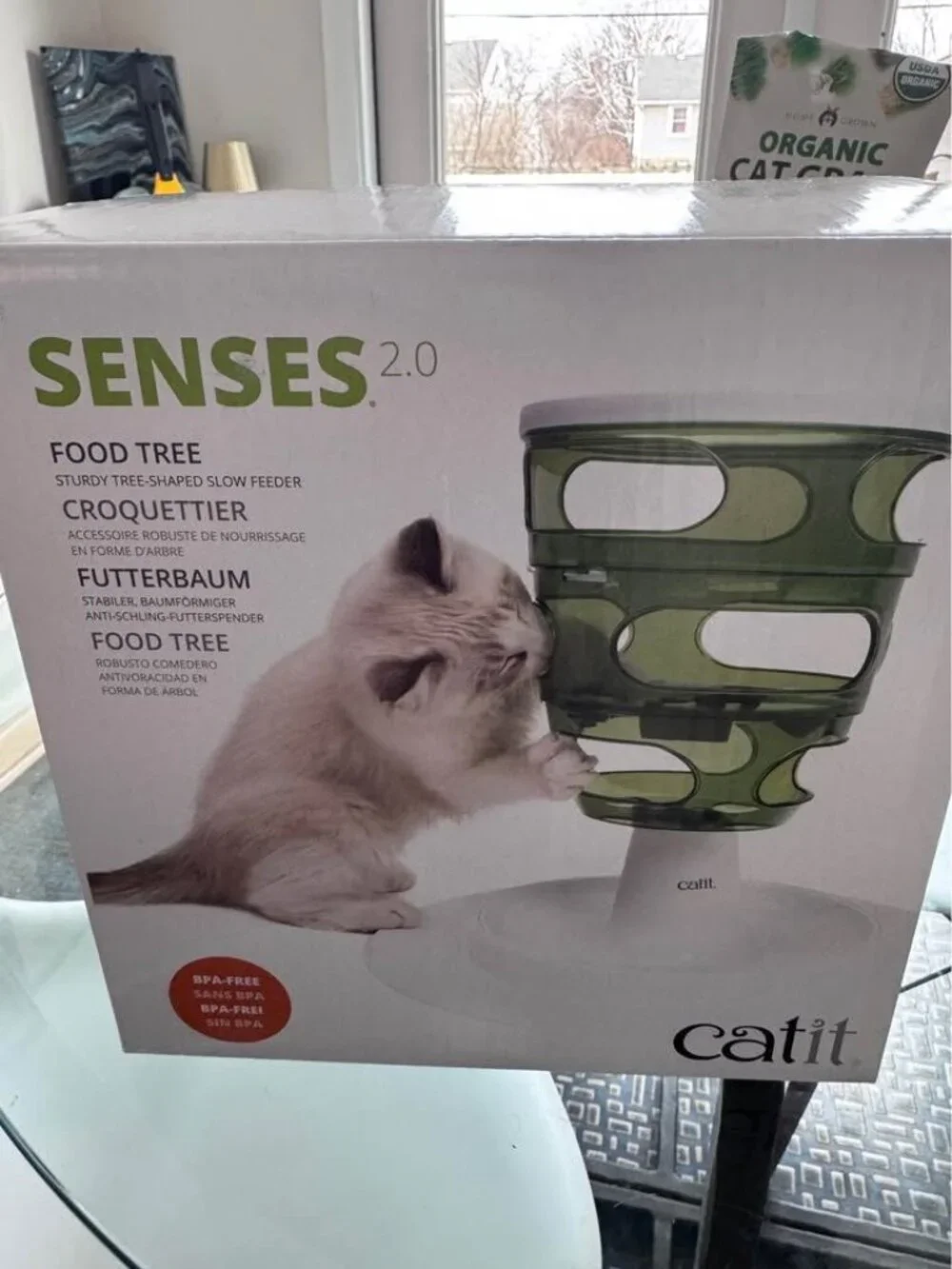 New Catit Senses 2.0 Food Tree Cat Feeder